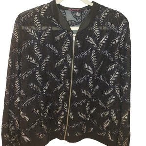 Peck & Peck Women's Black and Grey Blouse